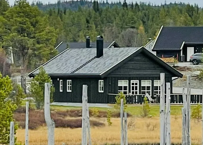 Sunny With Panoramic Views At Golsfjellet Сasa de vacaciones *