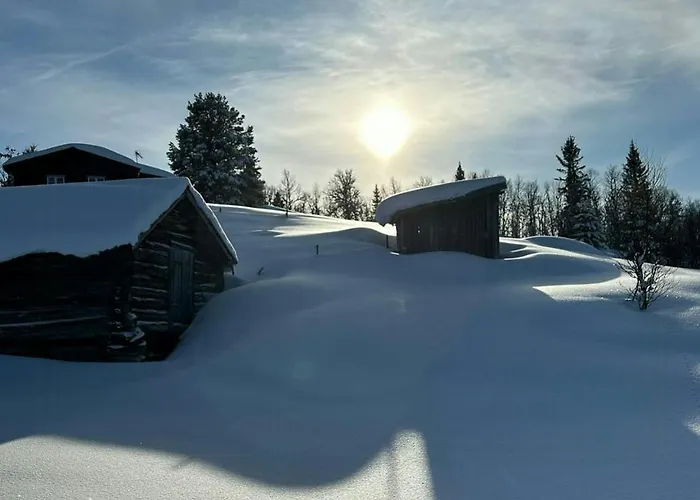 Sunny With Panoramic Views At Golsfjellet Сasa de vacaciones *
